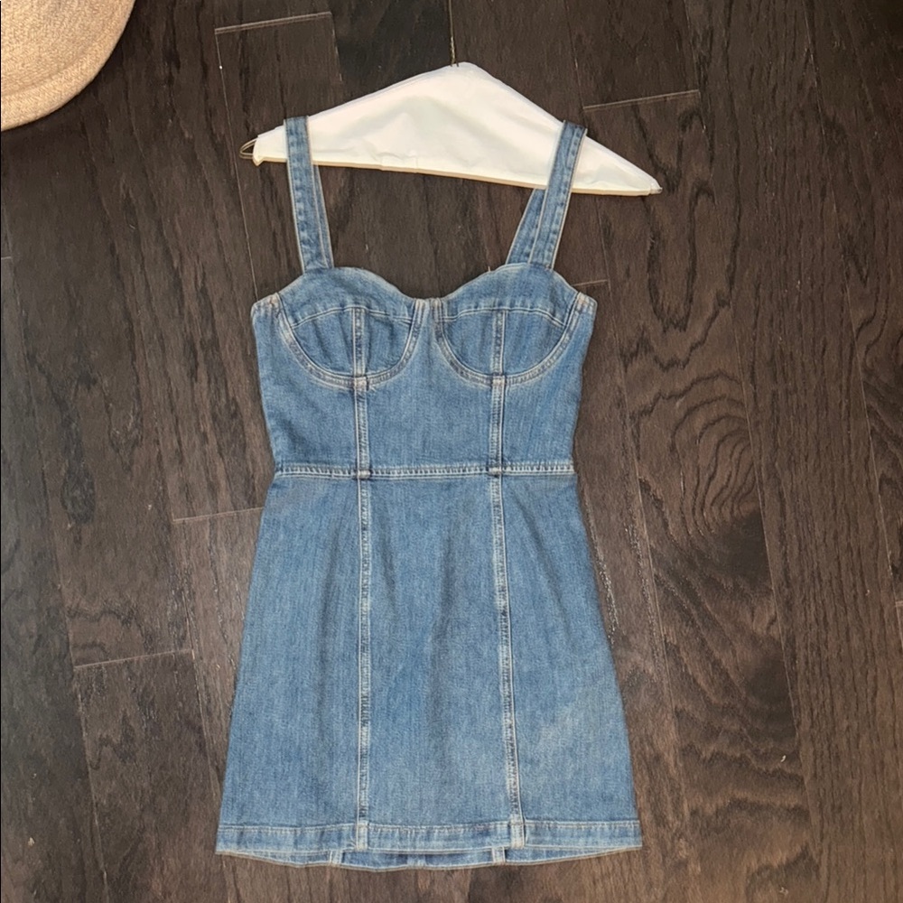 Reformation Nikki Bustier Denim Dress size 2 (worn once)